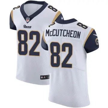 Nike Lance McCutcheon Men's Elite Los Angeles Rams White Vapor Untouchable Jersey