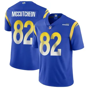 Nike Lance McCutcheon Men's Limited Los Angeles Rams Royal Alternate Vapor Untouchable Jersey