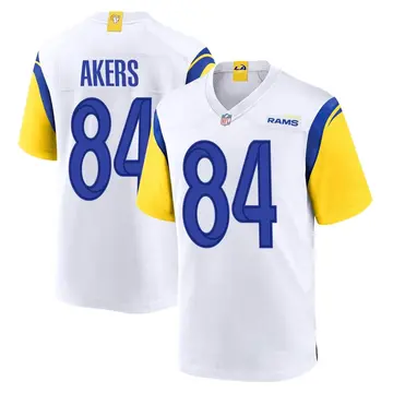 Nike Landen Akers Youth Game Los Angeles Rams White Jersey