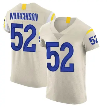 Nike Larrell Murchison Men's Elite Los Angeles Rams Bone Vapor Jersey