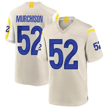 Nike Larrell Murchison Men's Game Los Angeles Rams Bone Jersey