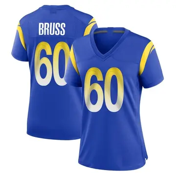 Nike Logan Bruss Women's Game Los Angeles Rams Royal Alternate Jersey