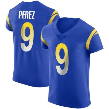 Nike Luis Perez Men's Elite Los Angeles Rams Royal Alternate Vapor Untouchable Jersey