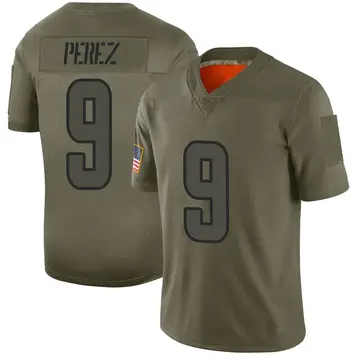 Nike Luis Perez Men's Limited Los Angeles Rams Camo 2019 Salute to Service Jersey