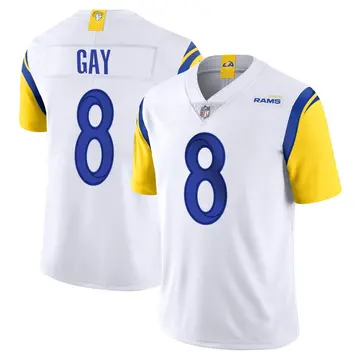 Nike Matt Gay Men's Limited Los Angeles Rams White Vapor Untouchable Jersey