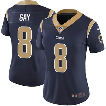 Nike Matt Gay Women's Limited Los Angeles Rams Navy Team Color Vapor Untouchable Jersey
