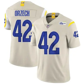Nike Matthew Orzech Men's Limited Los Angeles Rams Bone Vapor Jersey