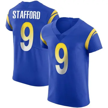 Nike Matthew Stafford Men's Elite Los Angeles Rams Royal Alternate Vapor Untouchable Jersey