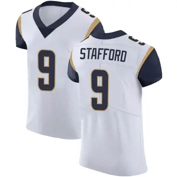 Nike Matthew Stafford Men's Elite Los Angeles Rams White Vapor Untouchable Jersey