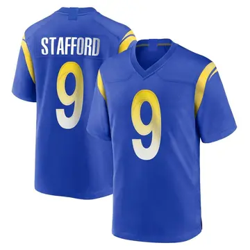 Nike Matthew Stafford Men's Game Los Angeles Rams Royal Alternate Jersey