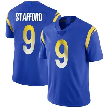 Nike Matthew Stafford Men's Limited Los Angeles Rams Royal Alternate Vapor Untouchable Jersey