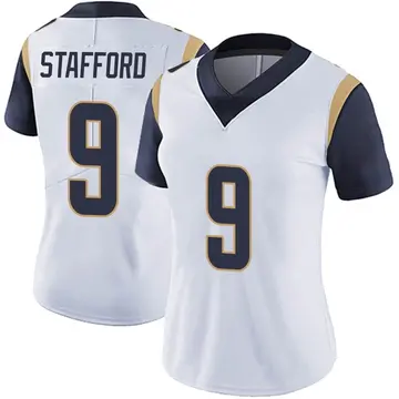 Nike Matthew Stafford Women's Limited Los Angeles Rams White Vapor Untouchable Jersey