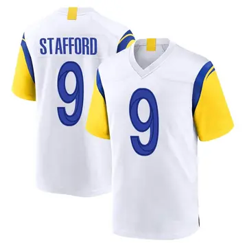 Nike Matthew Stafford Youth Game Los Angeles Rams White Jersey