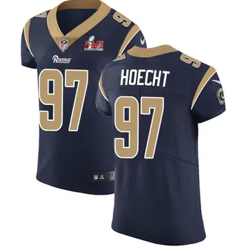 Nike Michael Hoecht Men's Elite Los Angeles Rams Navy Team Color Vapor Untouchable Super Bowl LVI Bound Jersey