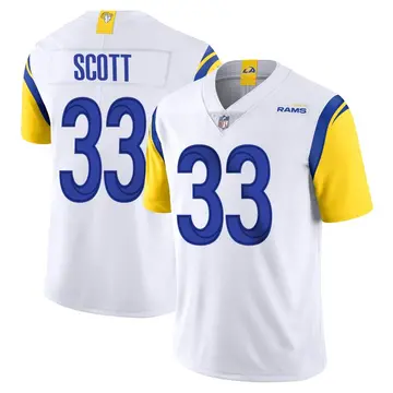 Nike Nick Scott Men's Limited Los Angeles Rams White Vapor Untouchable Jersey