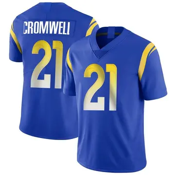 Nike Nolan Cromwell Men's Limited Los Angeles Rams Royal Alternate Vapor Untouchable Jersey