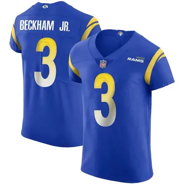 Nike Odell Beckham Jr. Men's Elite Los Angeles Rams Royal Alternate Vapor Untouchable Jersey