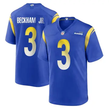 Nike Odell Beckham Jr. Men's Game Los Angeles Rams Royal Alternate Jersey