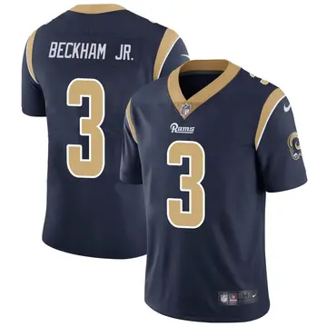 Nike Odell Beckham Jr. Men's Limited Los Angeles Rams Navy Team Color Vapor Untouchable Jersey