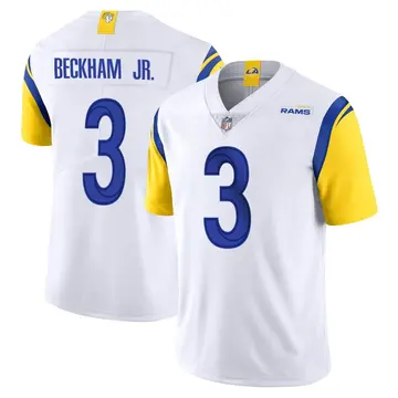 Nike Odell Beckham Jr. Men's Limited Los Angeles Rams White Vapor Untouchable Jersey