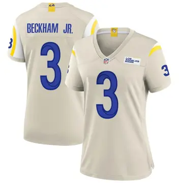 Nike Odell Beckham Jr. Women's Game Los Angeles Rams Bone Jersey
