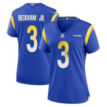 Nike Odell Beckham Jr. Women's Game Los Angeles Rams Royal Alternate Jersey