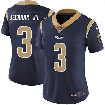 Nike Odell Beckham Jr. Women's Limited Los Angeles Rams Navy Team Color Vapor Untouchable Jersey