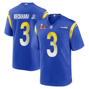 Nike Odell Beckham Jr. Youth Game Los Angeles Rams Royal Alternate Super Bowl LVI Bound Jersey