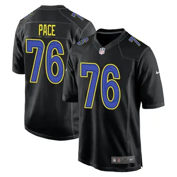 Nike Orlando Pace Youth Game Los Angeles Rams Black Fashion Jersey