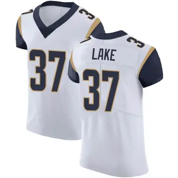 Nike Quentin Lake Men's Elite Los Angeles Rams White Vapor Untouchable Jersey