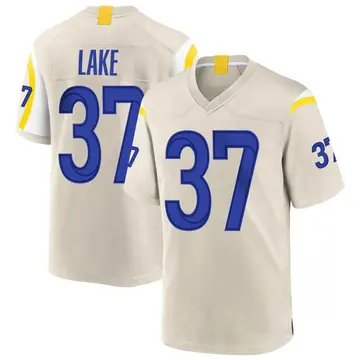 Nike Quentin Lake Men's Game Los Angeles Rams Bone Jersey