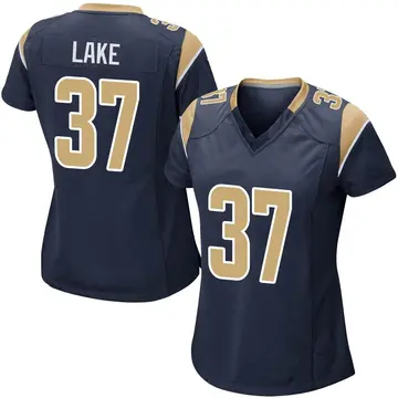 Nike Quentin Lake Women's Game Los Angeles Rams Navy Team Color Jersey