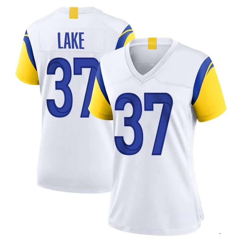 Nike Quentin Lake Women's Game Los Angeles Rams White Jersey