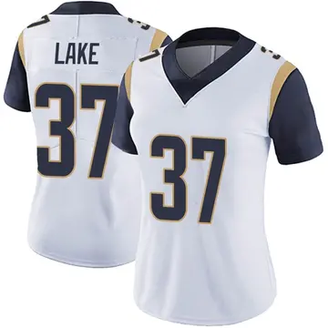 Nike Quentin Lake Women's Limited Los Angeles Rams White Vapor Untouchable Jersey