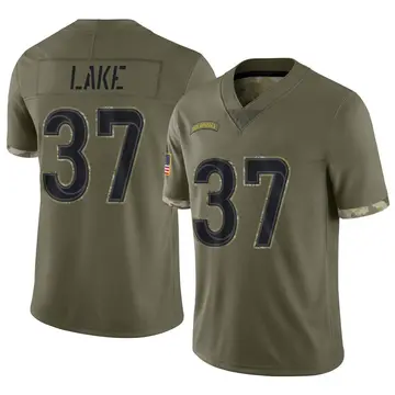 Nike Quentin Lake Youth Limited Los Angeles Rams Olive 2022 Salute To Service Jersey