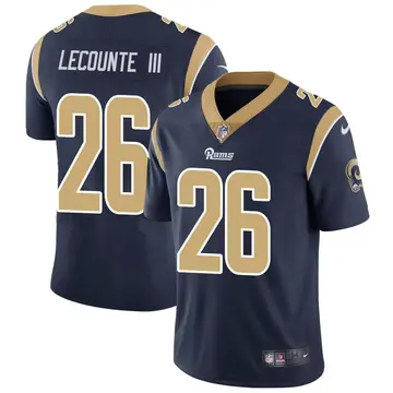 Nike Richard LeCounte III Men's Limited Los Angeles Rams Navy Team Color Vapor Untouchable Jersey