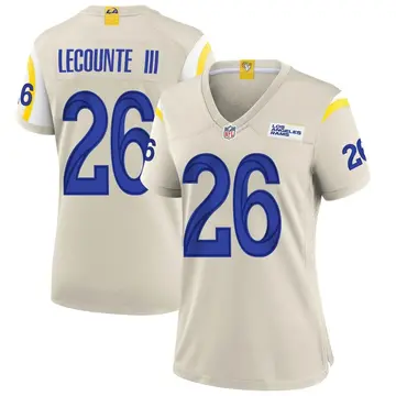 Nike Richard LeCounte III Women's Game Los Angeles Rams Bone Jersey