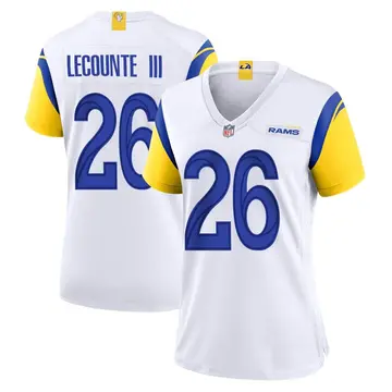 Nike Richard LeCounte III Women's Game Los Angeles Rams White Jersey