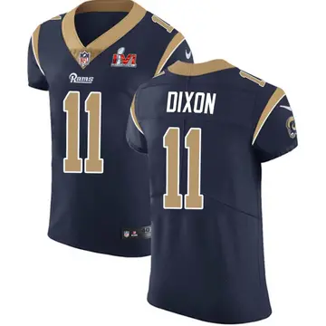 Nike Riley Dixon Men's Elite Los Angeles Rams Navy Team Color Vapor Untouchable Super Bowl LVI Bound Jersey