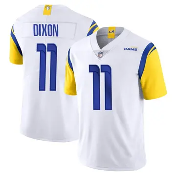 Nike Riley Dixon Men's Limited Los Angeles Rams White Vapor Untouchable Jersey