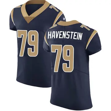 Nike Rob Havenstein Men's Elite Los Angeles Rams Navy Team Color Vapor Untouchable Jersey