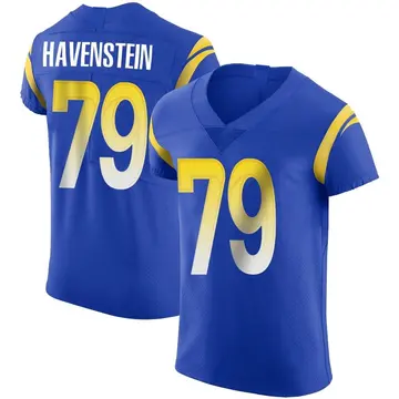 Nike Rob Havenstein Men's Elite Los Angeles Rams Royal Alternate Vapor Untouchable Jersey
