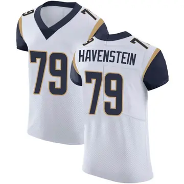 Nike Rob Havenstein Men's Elite Los Angeles Rams White Vapor Untouchable Jersey