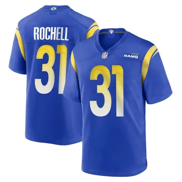 Nike Robert Rochell Men's Game Los Angeles Rams Royal Alternate Jersey