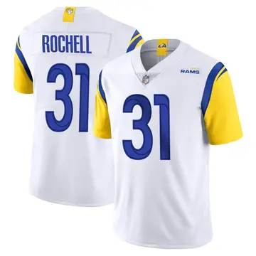 Nike Robert Rochell Men's Limited Los Angeles Rams White Vapor Untouchable Jersey