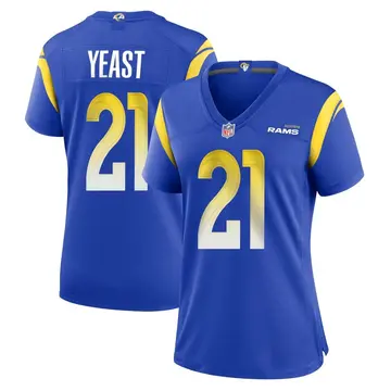 Nike Russ Yeast Women's Game Los Angeles Rams Royal Alternate Jersey