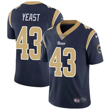Nike Russ Yeast Youth Limited Los Angeles Rams Navy Team Color Vapor Untouchable Jersey