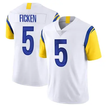Nike Sam Ficken Youth Limited Los Angeles Rams White Vapor Untouchable Jersey