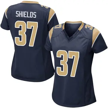 Nike Sam Shields Women's Game Los Angeles Rams Navy Team Color Jersey