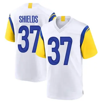 Nike Sam Shields Youth Game Los Angeles Rams White Jersey